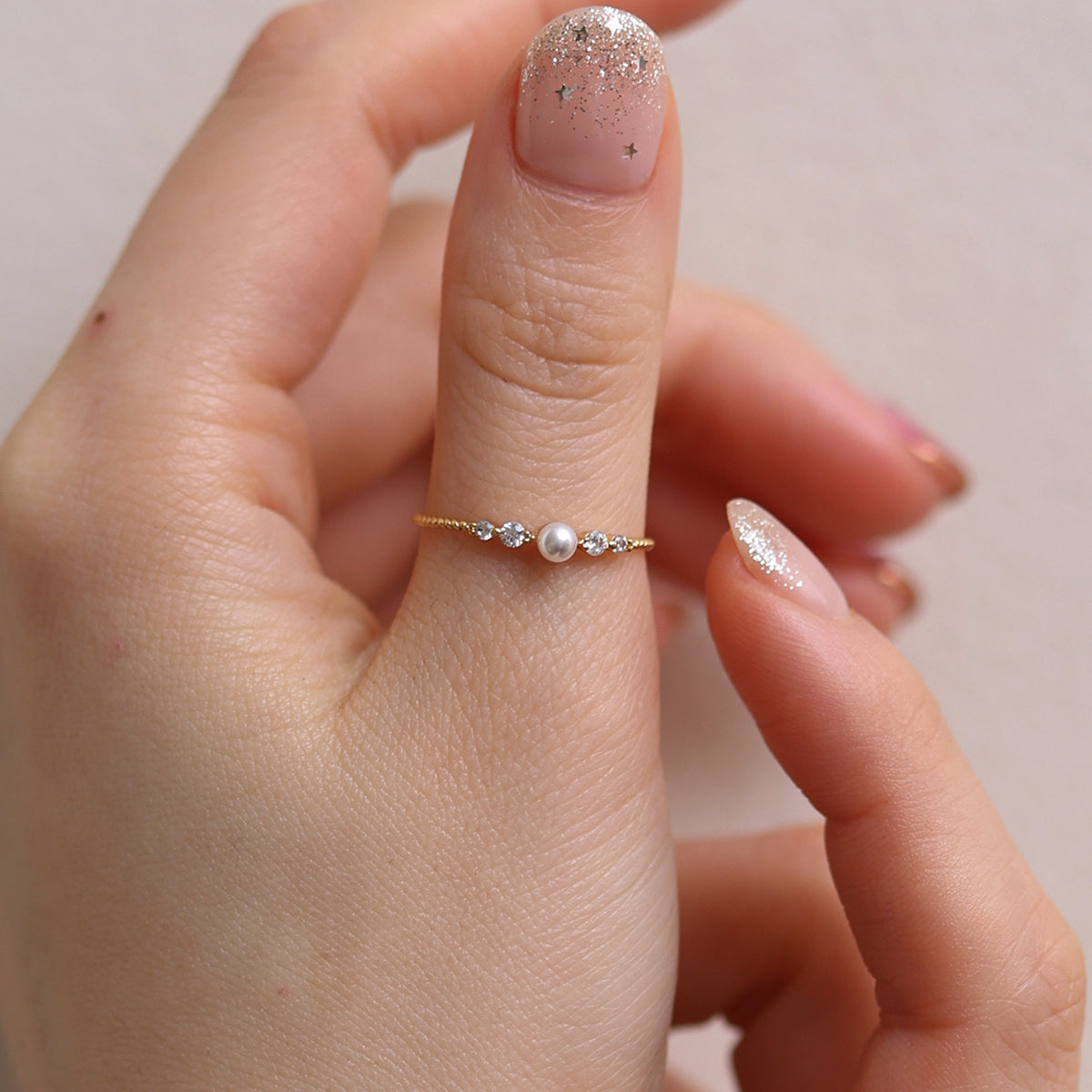 Pearl Statement Ring