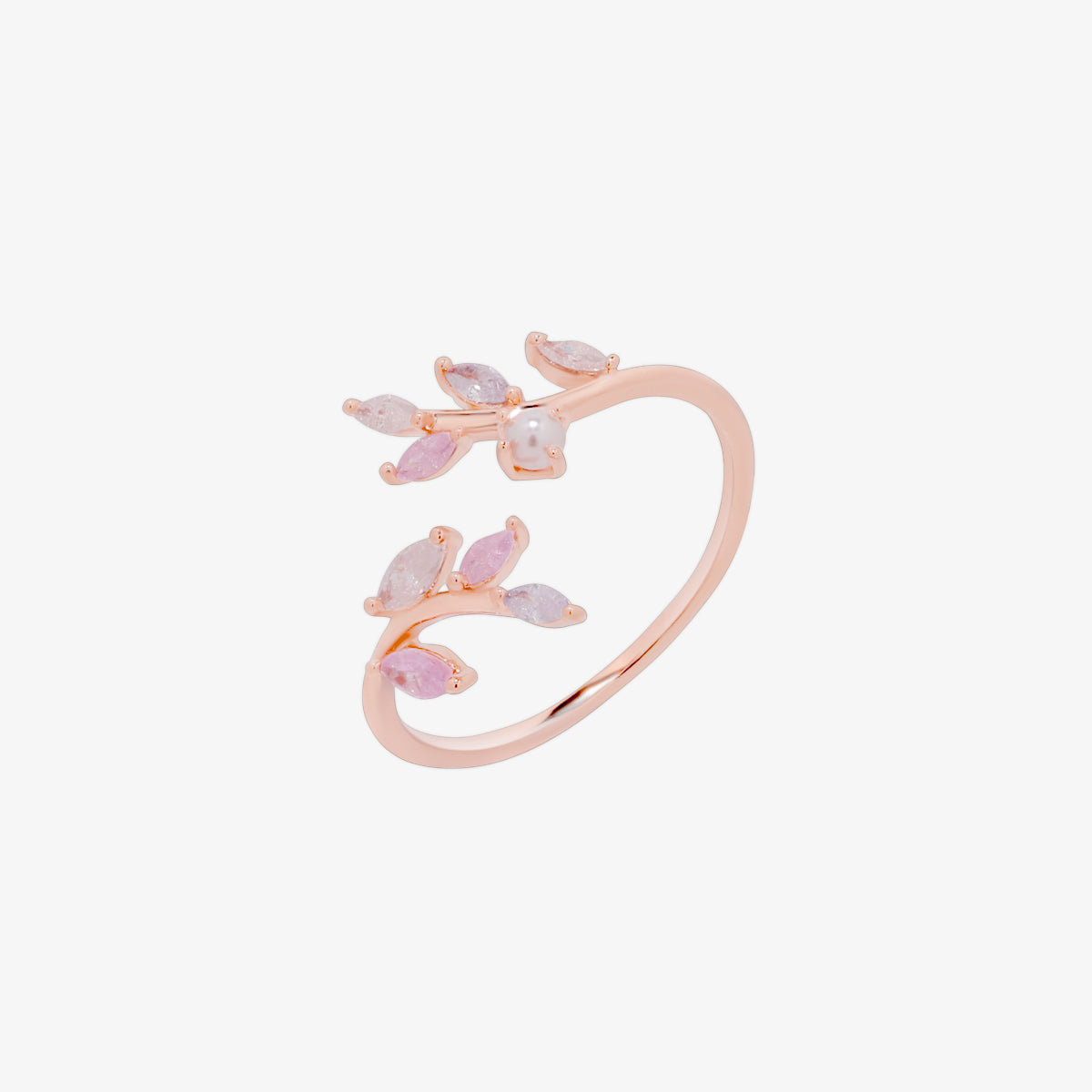 Pearl vine ring